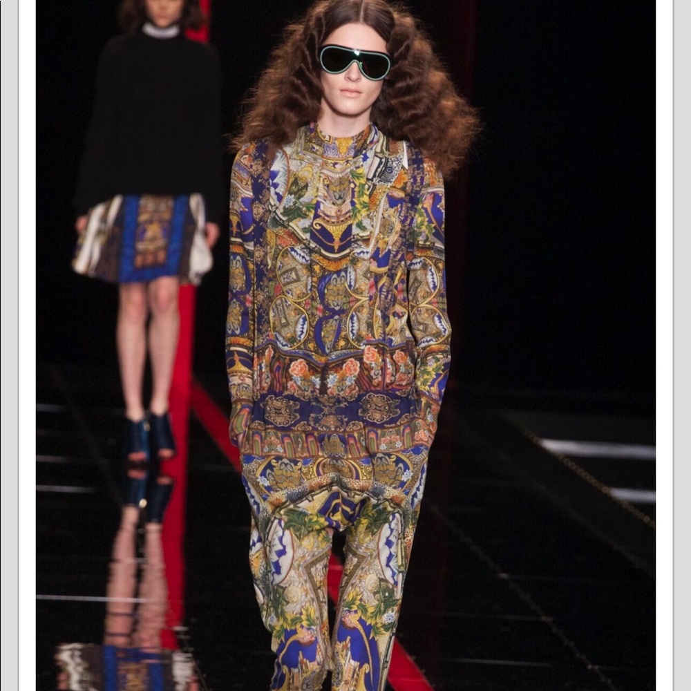 Auth RARE Roberto Cavalli Runaway Silk Jumpsuit